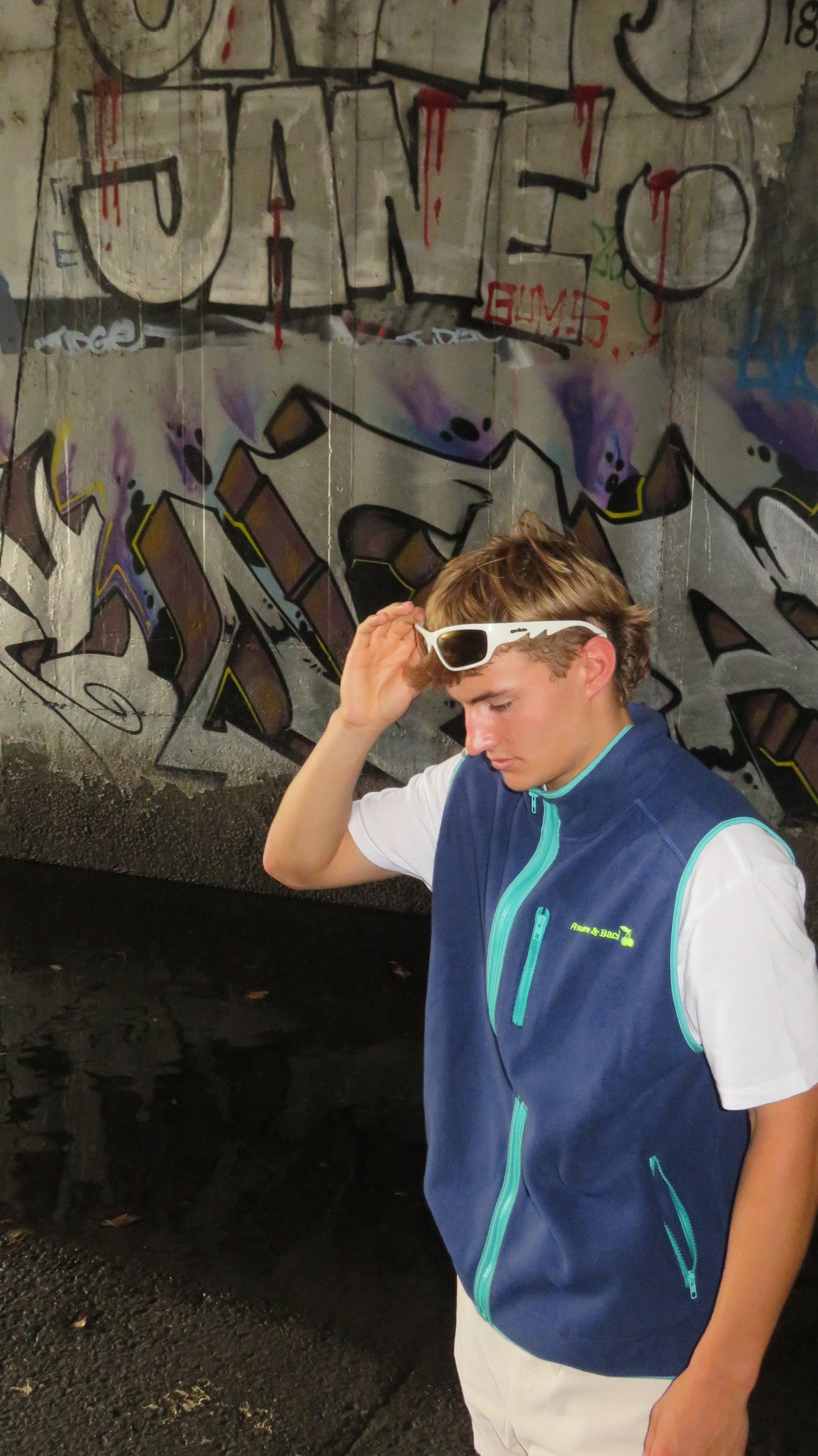 Navy Polar Fleece Vest - Unisex