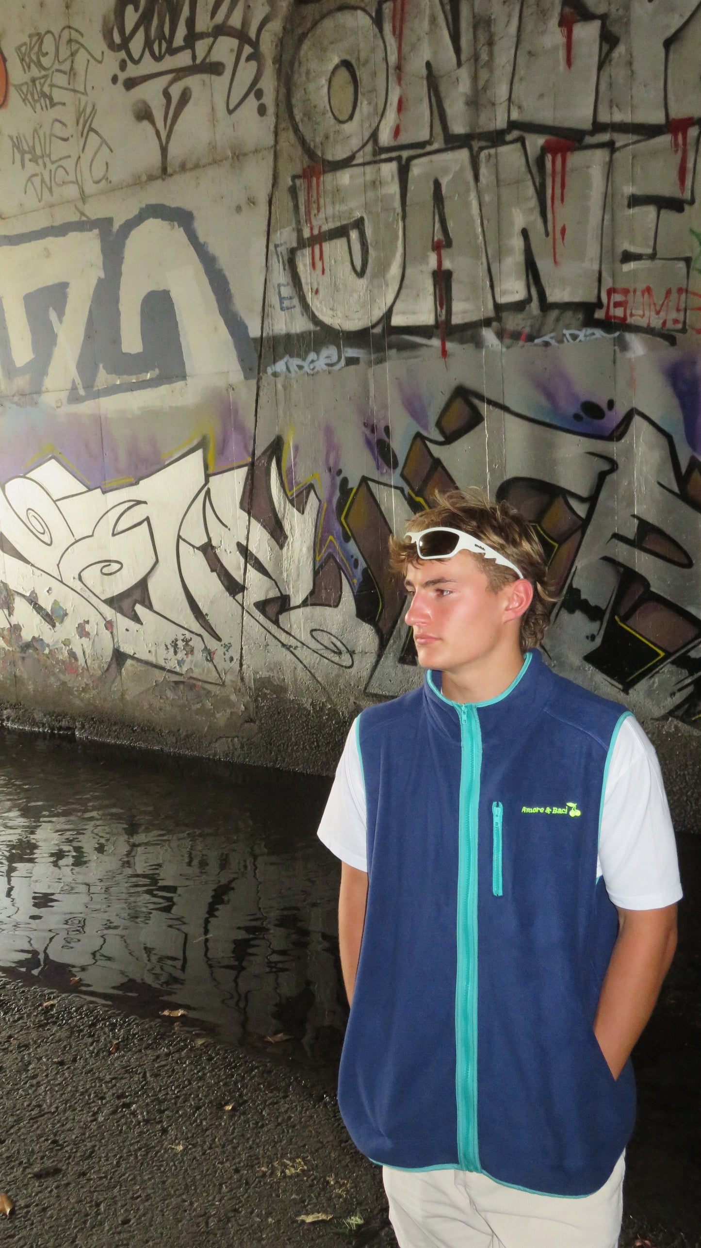 Navy Polar Fleece Vest - Unisex
