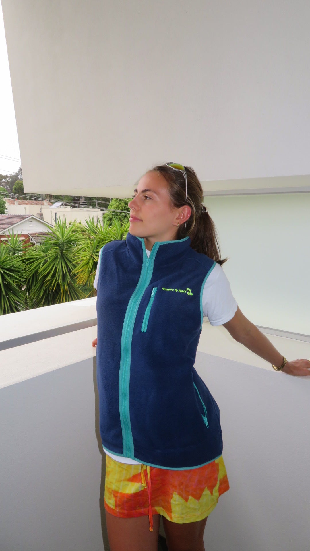 Navy Polar Fleece Vest - Unisex