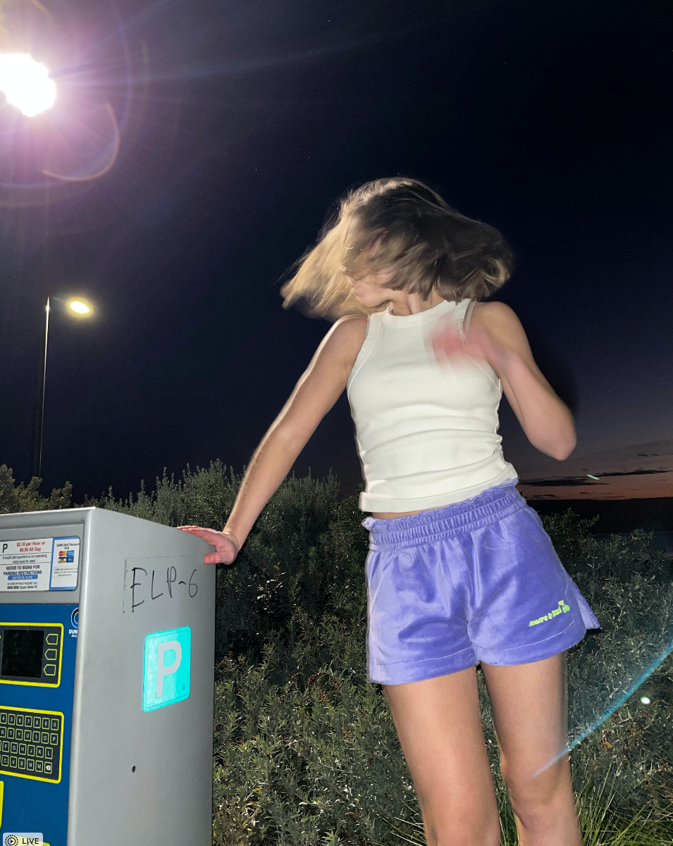 Lavender Terry Towelling Short