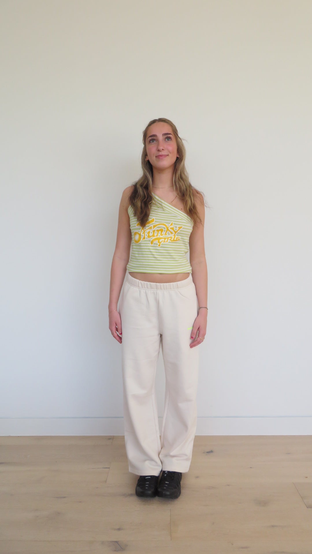 Creme Cherry Track Pant