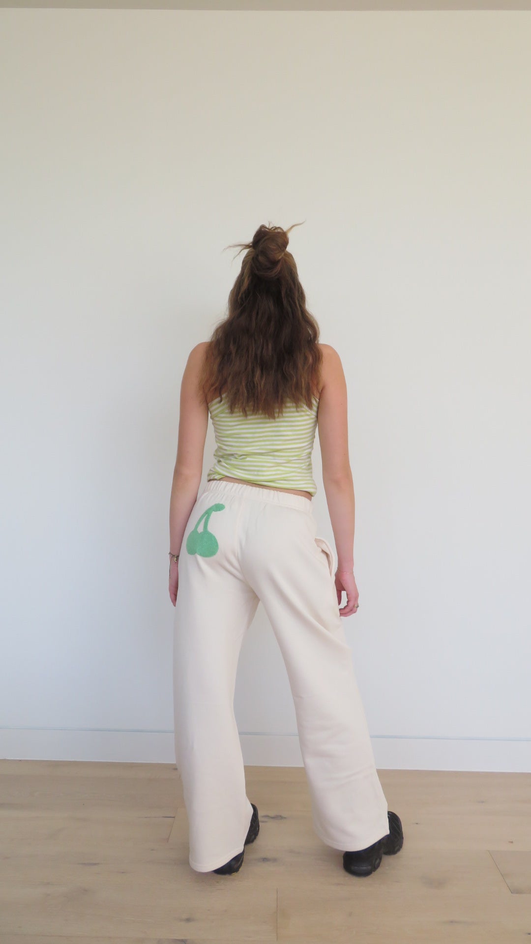 Creme Cherry Track Pant