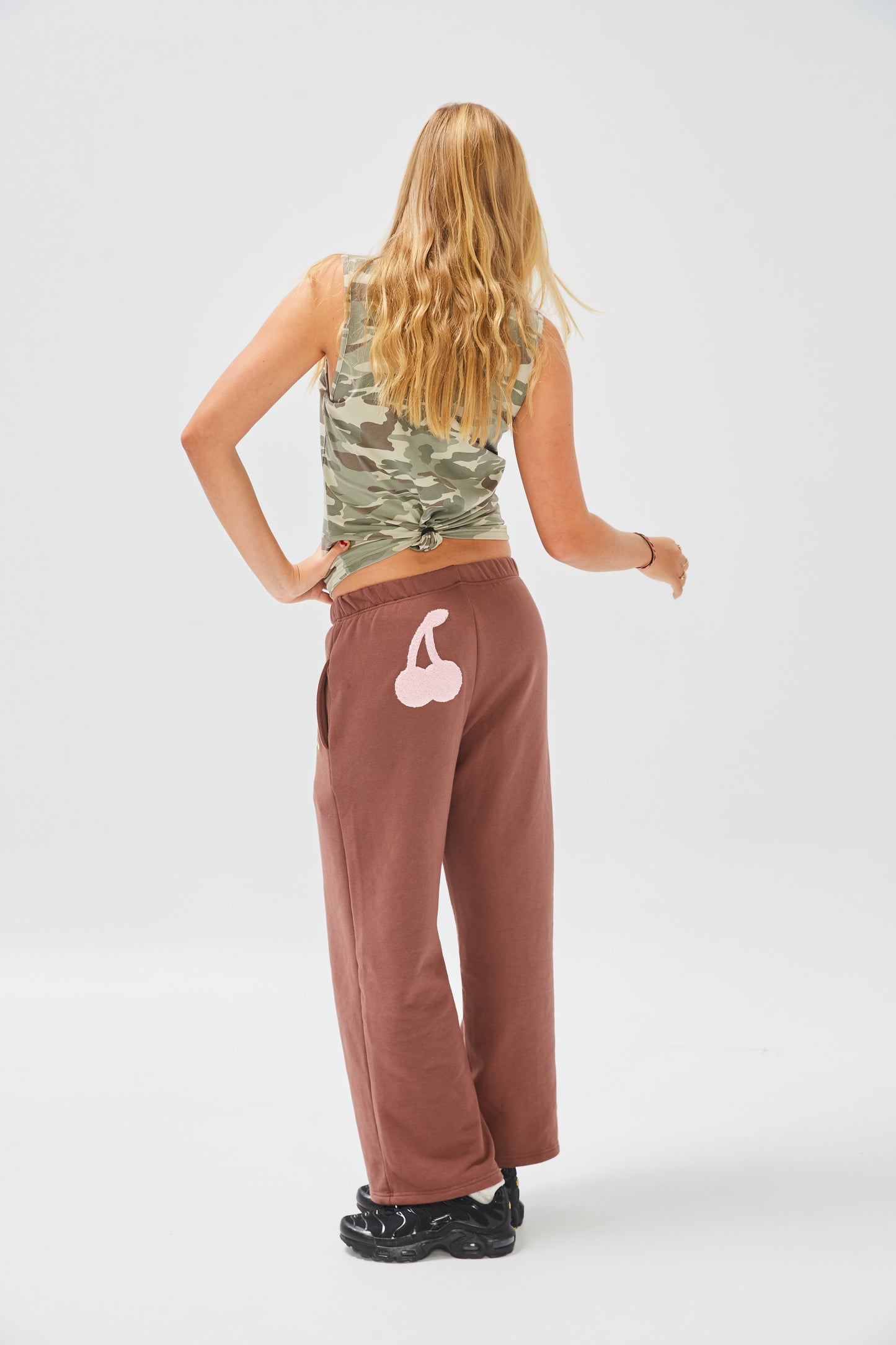 Brown Cherry Track Pant