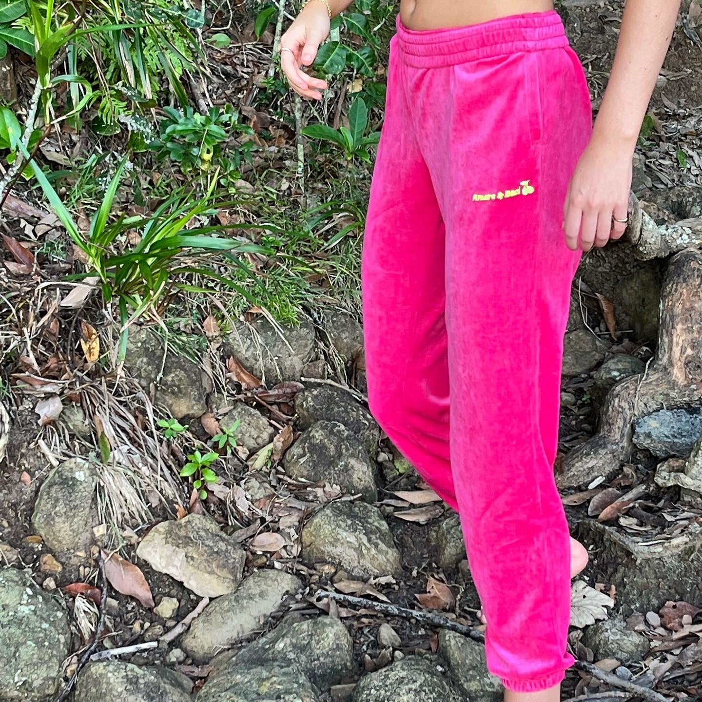 Hot Pink Track Pant