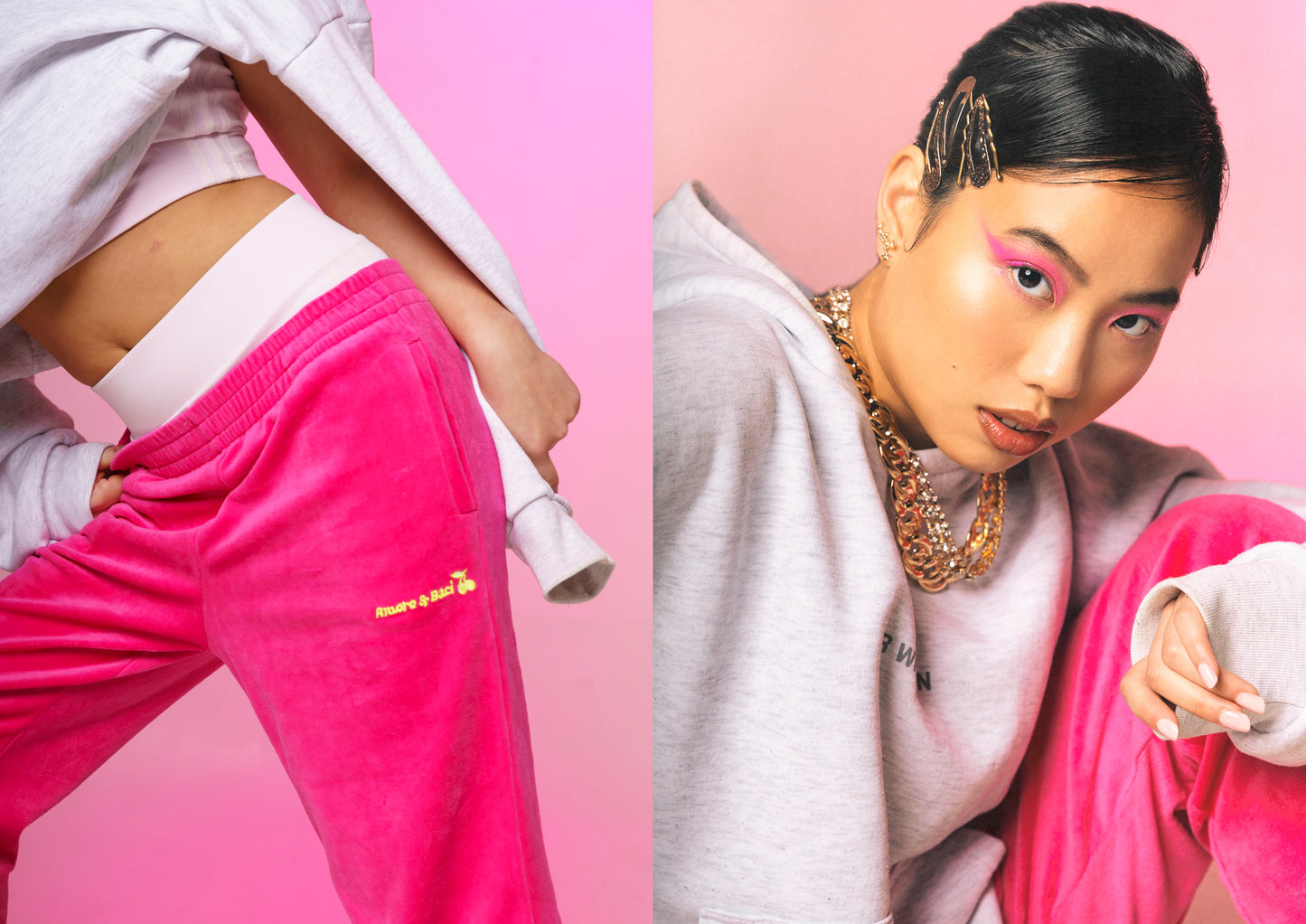 Hot Pink Track Pant