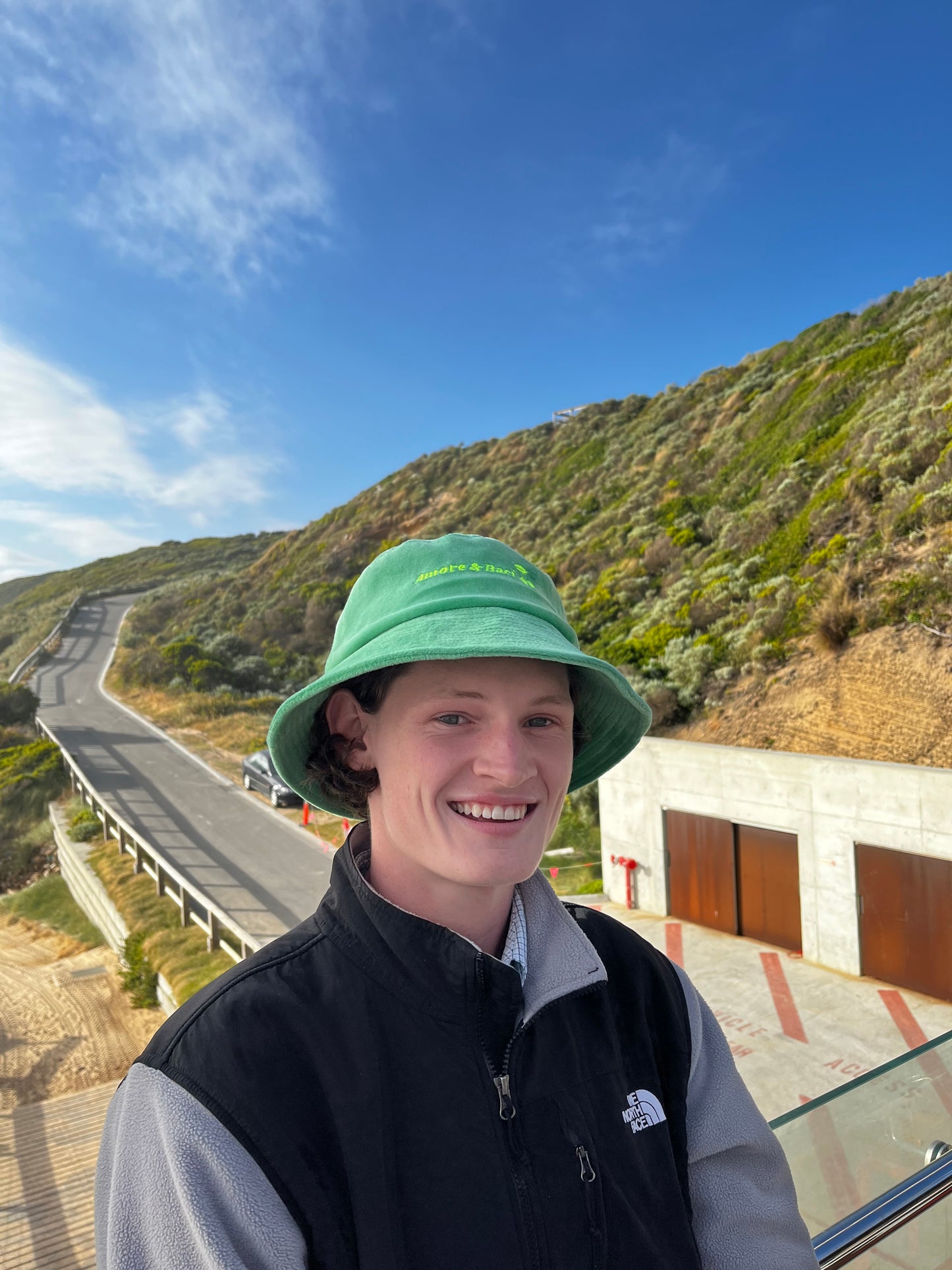 Kiwi Green terry Towelling Bucket Hat