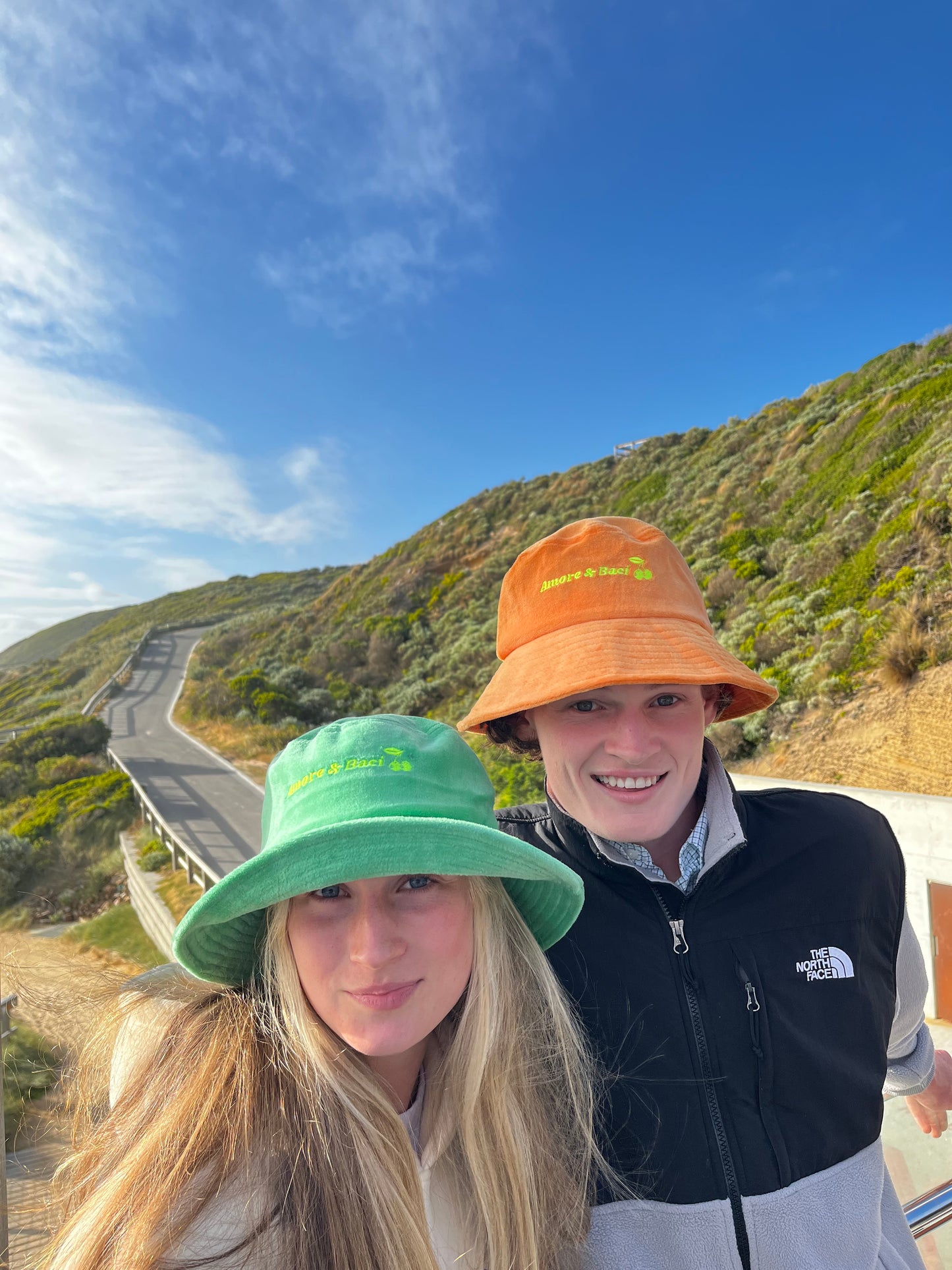 Orange Terry Towelling Bucket Hat