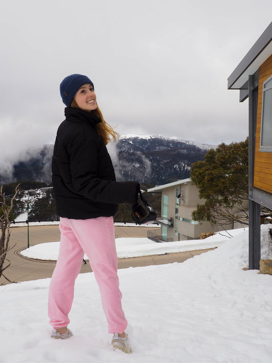 Baby Pink Track Pant