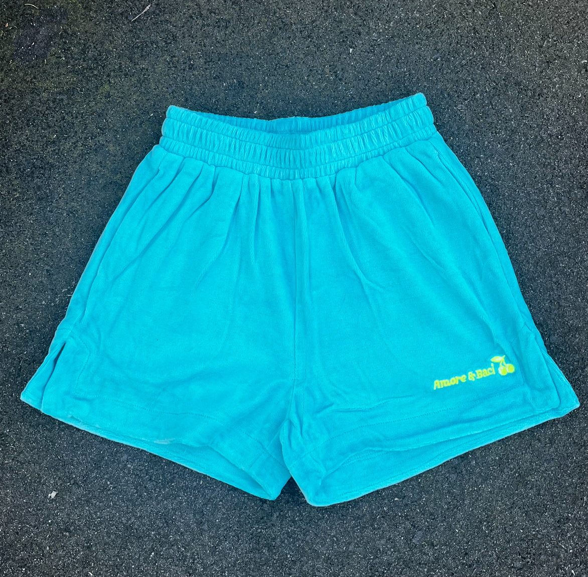 BABY BLUE Terry Towelling Short